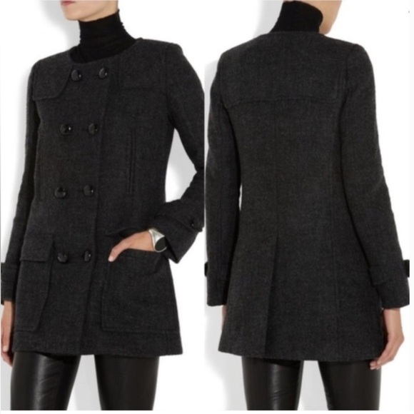Isabel Marant Etoile Gray Wool Blend “Clifford” Coat Size 34 (XS) EUC! - Picture 3 of 16